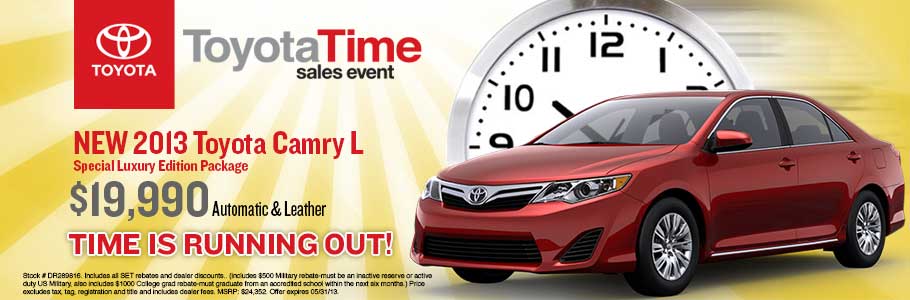 camry L 5/01