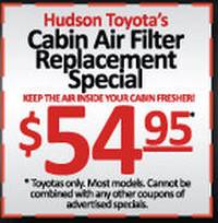Cabin Air Filter Special Keep your cabin air fresher with our replacement special!