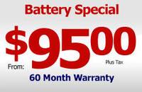 Toyota Battery Special 60 Month Warranty included! Print and Save at Hudson Toyota