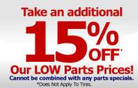 An Additional 15% Off! 15% off already LOW prices! Print and Save special!